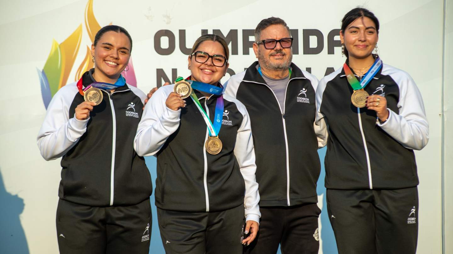 EL TIRO DEPORTIVO SONORENSE CONTINÚA SUMANDO METALES EN OLIMPIADA NACIONAL 